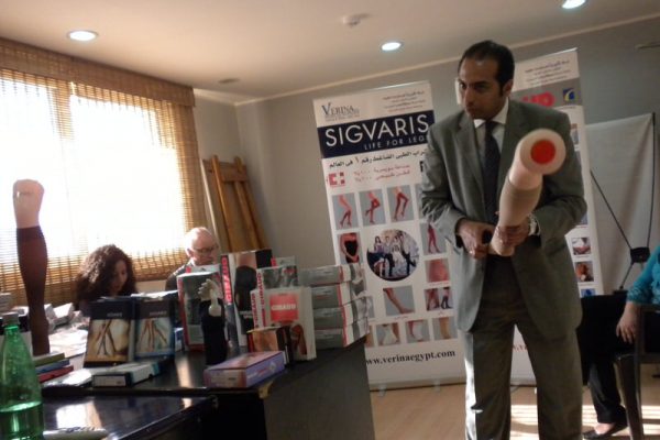 Sigvaris Training Course for Egyptian Pharmacists with Sigvaris Representative 2